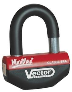 Antivol moto bloque-disque Vector MINIMAX + SRA